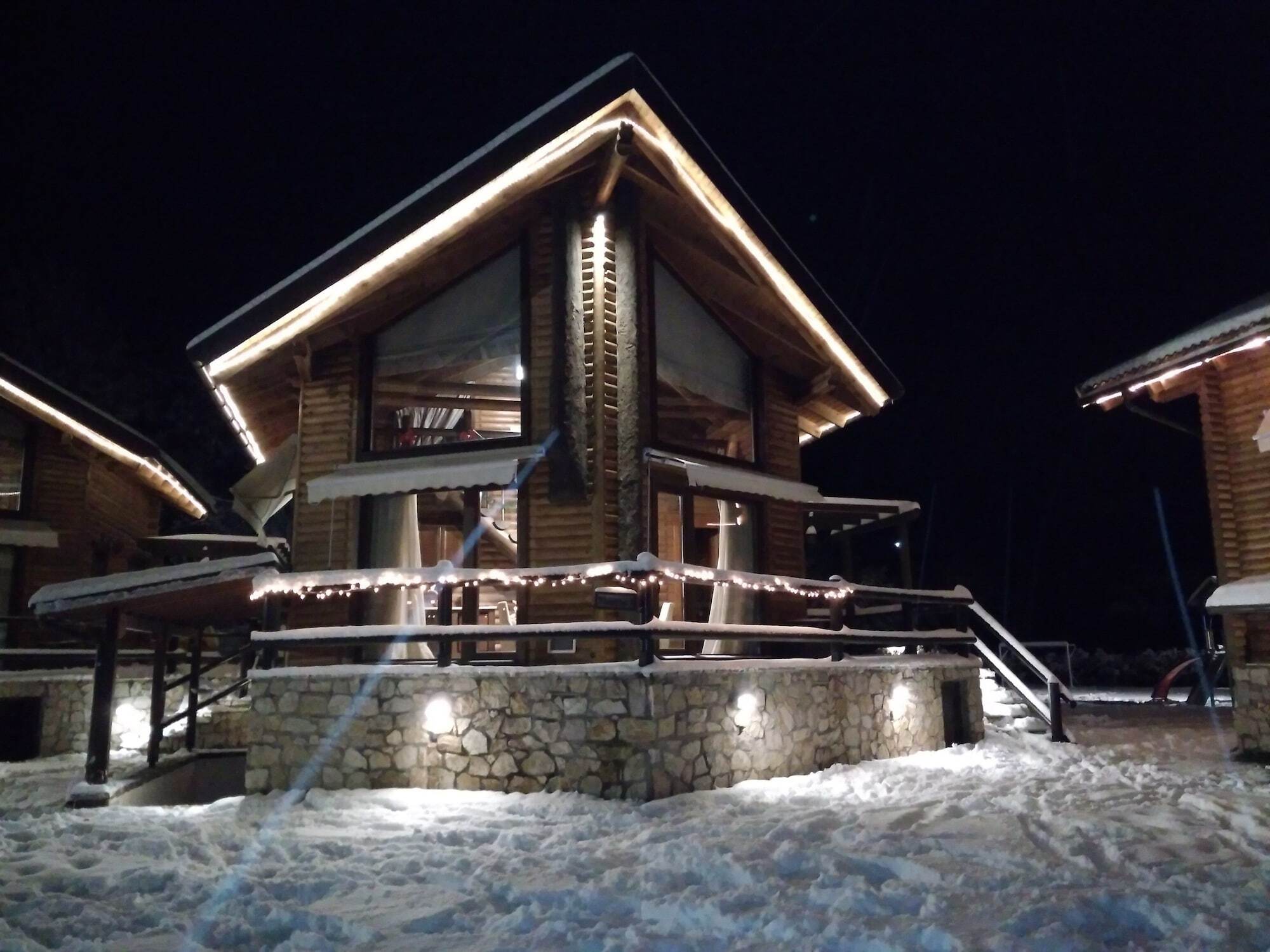 Natura Chalets Mega Chorio Esterno foto